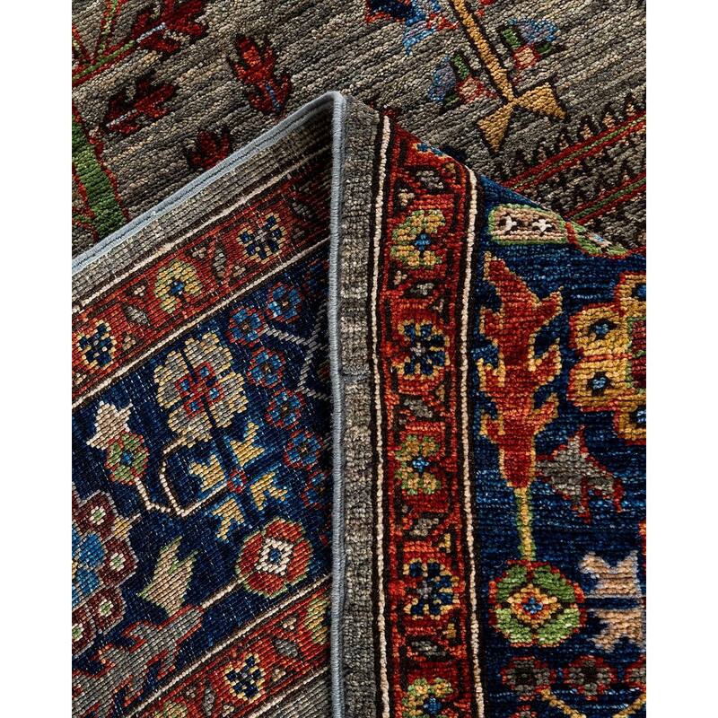 Serapi One-of-a-Kind Hand-Knotted Area Rug - Brown, 8' 0" x 9' 9" - 8' 0" x 9' 9"