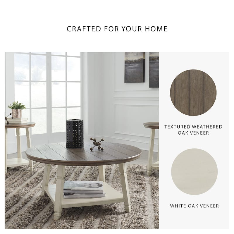Bolanbrook Casual Two-tone 3-Piece Occasional Table Set