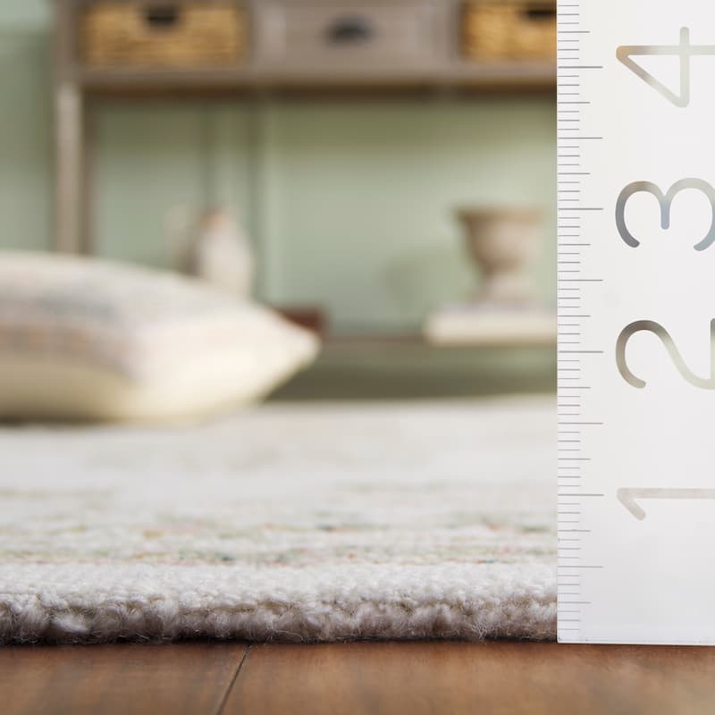 SAFAVIEH Handmade Micro-Loop Lelouda Wool Rug