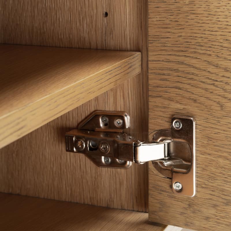 Studio London Oak Wood Zahra TV Stand for Wooden Entertainment Center