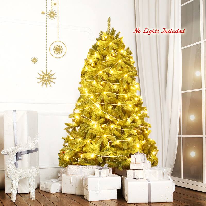 Unlit Artificial Christmas Tree Premium Hinged Fir Tree