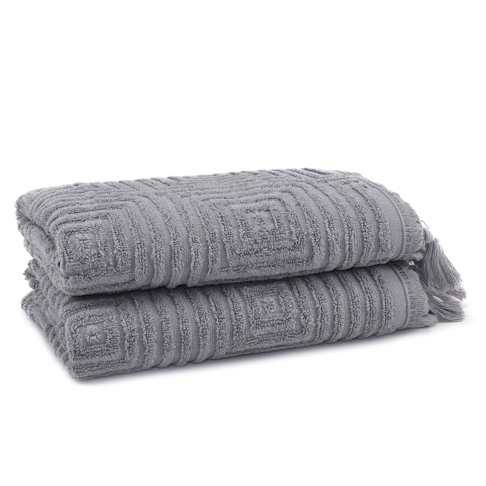 East'N Blue Troya Bamboo Hand Towel (Pack of 2)