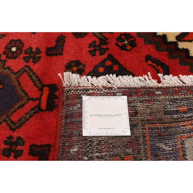 ECARPETGALLERY Hand-knotted Andelz Red Wool Rug - 3'0 x 5'11