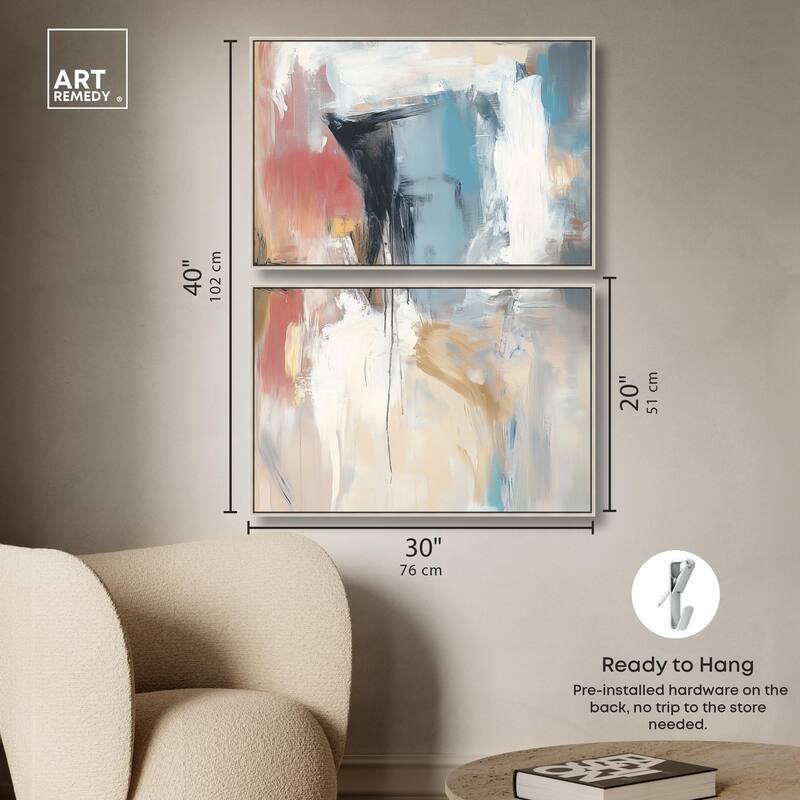 Sanctuary IV Canvas Set of 2 by Art Remedy