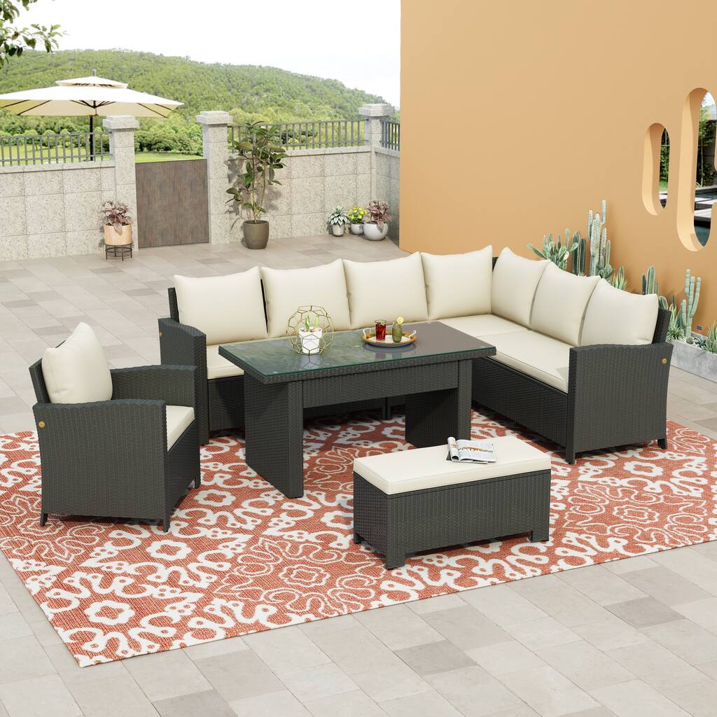 6 Piece Outdoor Conversation Set