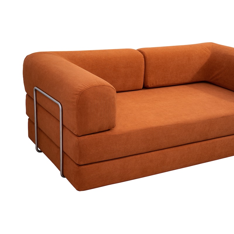 Namib Velvet Upholstered High Density Foam Multifunctional Sofa Daybed