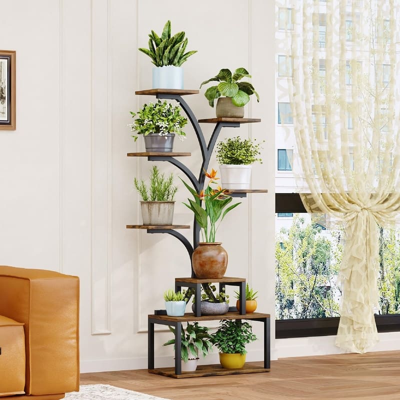 Plant Stand Indoor Plant Shelf - 20.47 x 10.2x 56.5 inches