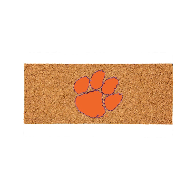 Clemson University Full Color Indoor/Outdoor Coir Mat