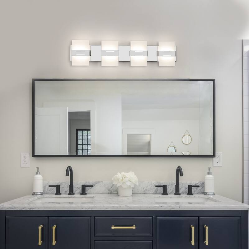 LED Vanity Light Bathroom Light Fixtures Dimmable Bathroom Vanity Lighting Fixtures