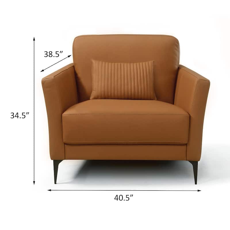 Cassis Arm Chair with Metal Leg