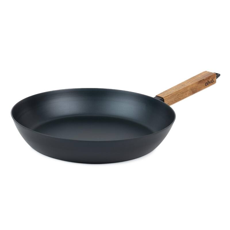 Alva Forest Carbon Steel Pan Pre-Seasoned with Natural Mineral Oil - 9.5" FryingPan