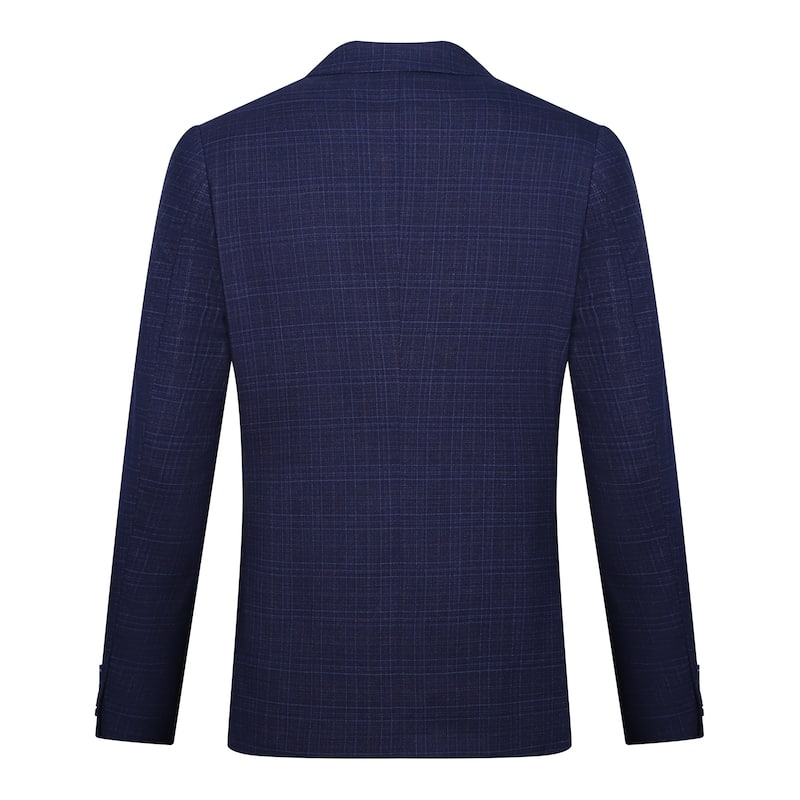 Tahari Slim Fit Plaid Blazer