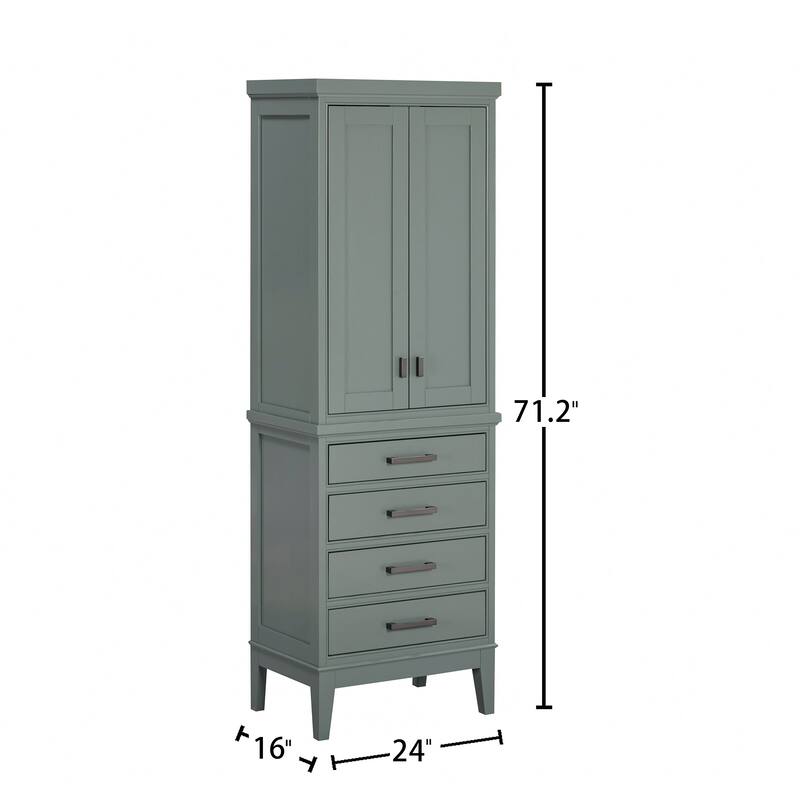 Avanity Madison 24 in. Freestanding Linen Cabinet - 24"W x 71"H