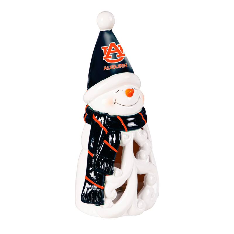 Auburn University Snowman LED Garden Statuary, 8"