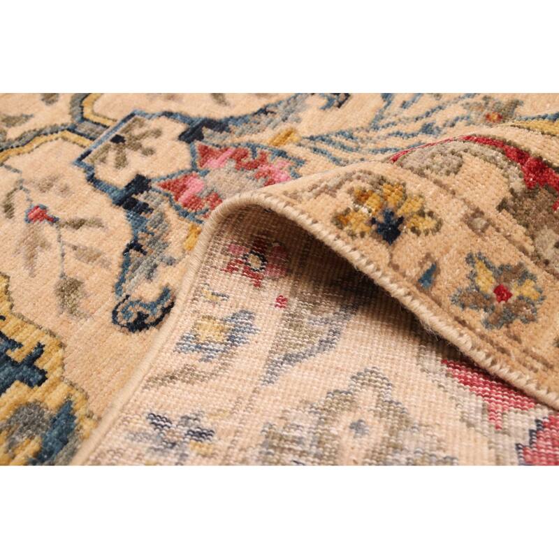 ECARPETGALLERY Hand-knotted Heritage Beige Wool Rug - 3'0 x 5'0