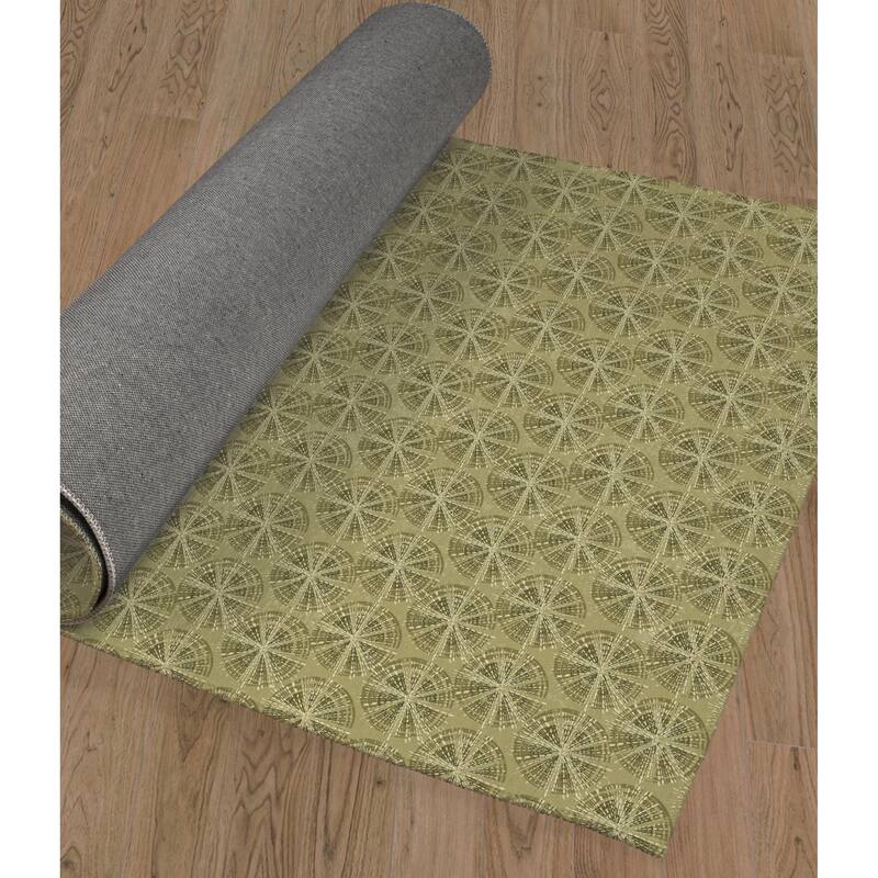 LIGHT BURST OLIVE Kitchen Mat By Kavka Designs On Sale Bed Bath