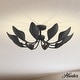 preview thumbnail 1 of 6, Hunter Juneway 10-Light Flush Mount Chandelier - Transitional, Modern/Contemporary - Dining Room, Living Room, Bedroom Matte Black
