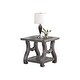 preview thumbnail 3 of 3, End Table Coffee Table with Open Shelf In Sliverv