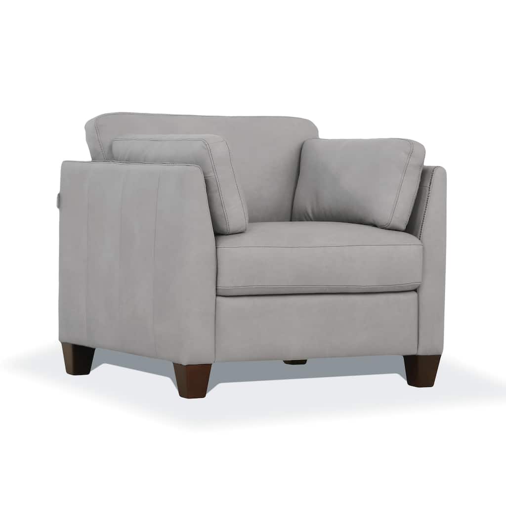 Lovitz Loose Back Sloped Chair with Pillow