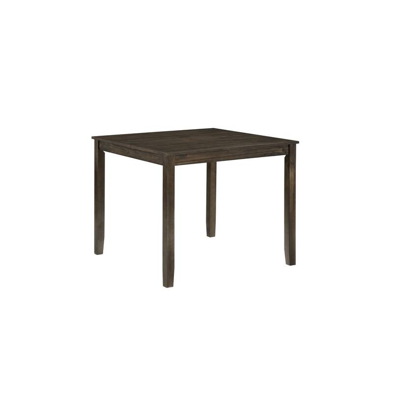 Jonas Brown Faux Leather Square Dining Room Set