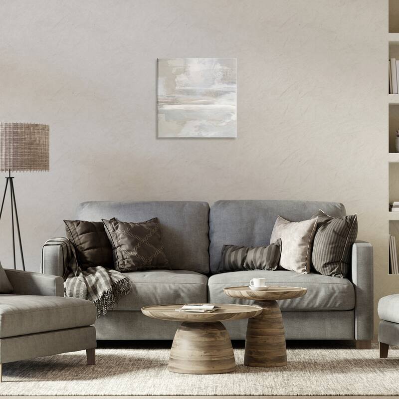 Stupell Contemporary Neutrals Abstract Canvas Wall Art Design By Rachel Springer