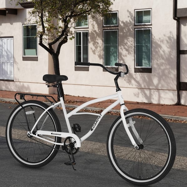 26 Inch Beach Cruiser Bike for Men and Women,Single Speed 