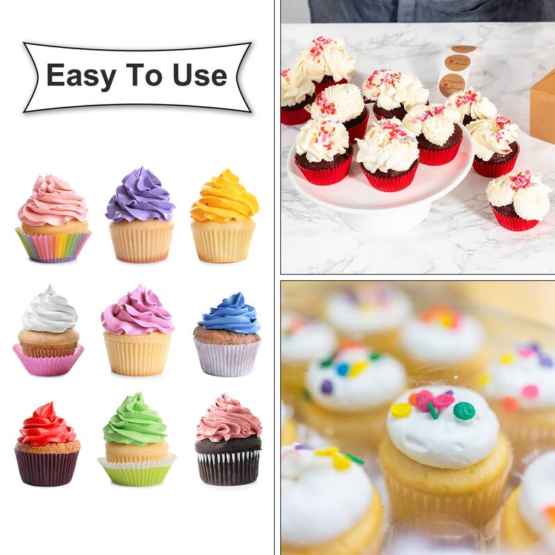 100 Pcs Cupcake Liners Paper Cup for Baking Cupcake Wrapper