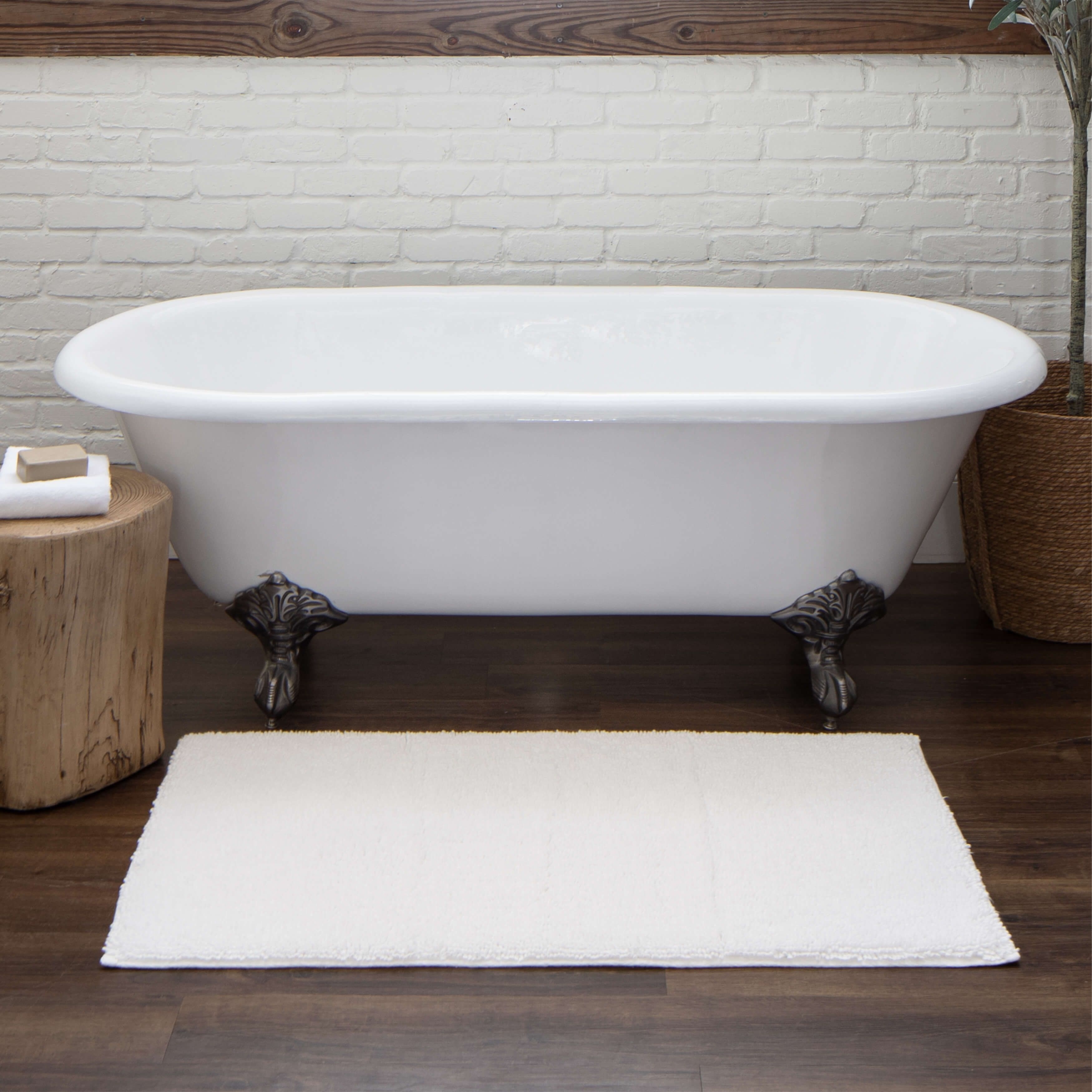 Mohawk Home 100% Plush Cotton Classic Bath Rug Machine Washable, Non-Skid Backing