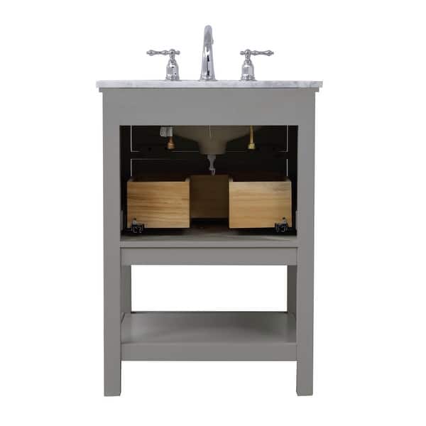 24 In Single Bathroom Vanity Set Overstock 25445232