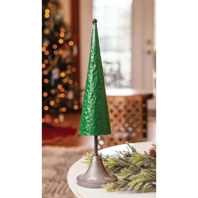 Green Metal Tree