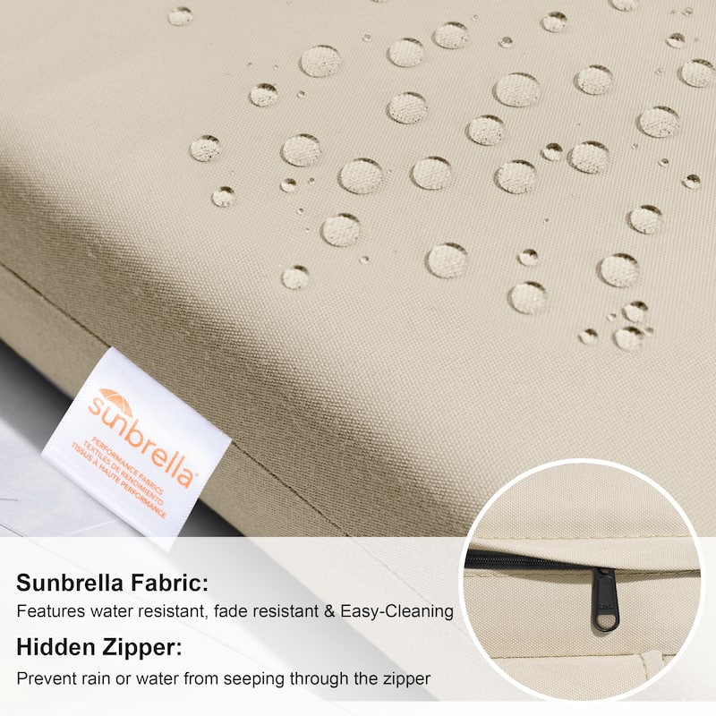 Outdoor Patio Chaise Lounge Chair Cushion
