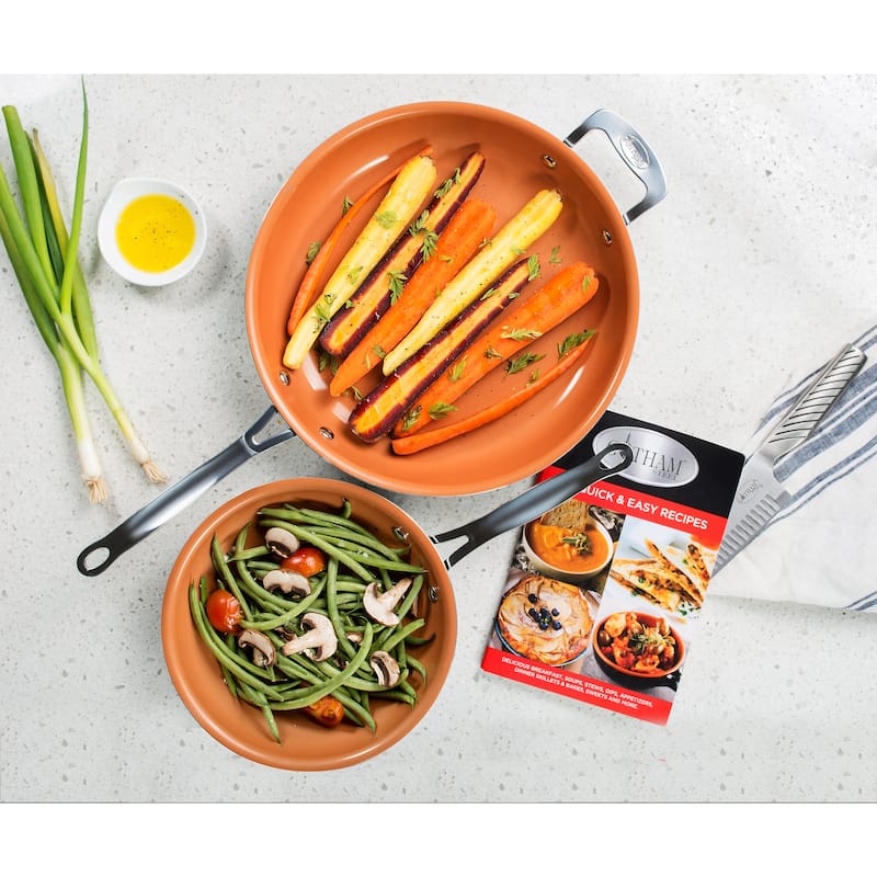 Gotham Steel 12.5" Nonstick Fry Pan with Stay Cool Handle