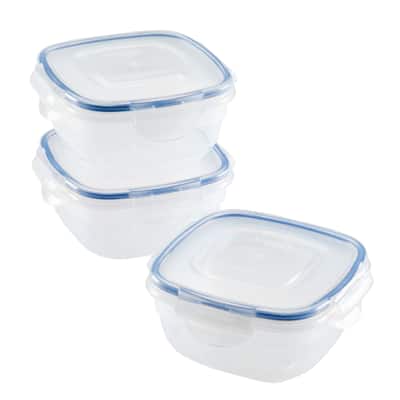 LocknLock Color Mates Color Matching Food Storage Containers with Lids, 6-Piece Set, Assorted Colors