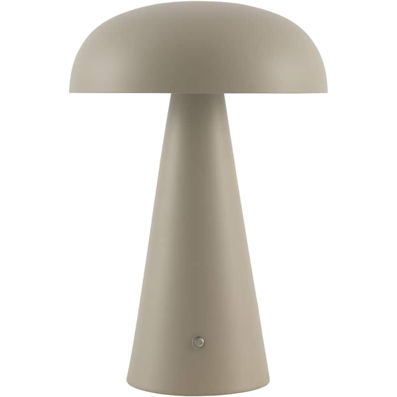 Livabliss Umbra Modern Accent Table Lamp - 12"H x 8"W x 8"D - Gray