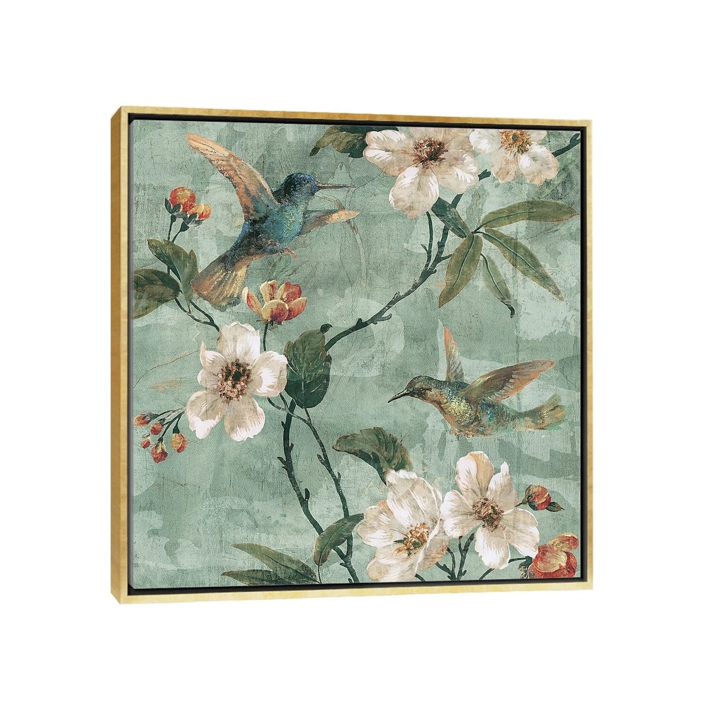 iCanvas "Birds Of A Feather II" by Renee Campbell Framed Canvas Print