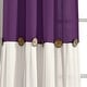 preview thumbnail 125 of 152, Lush Decor Linen Button Single Panel Window Curtain