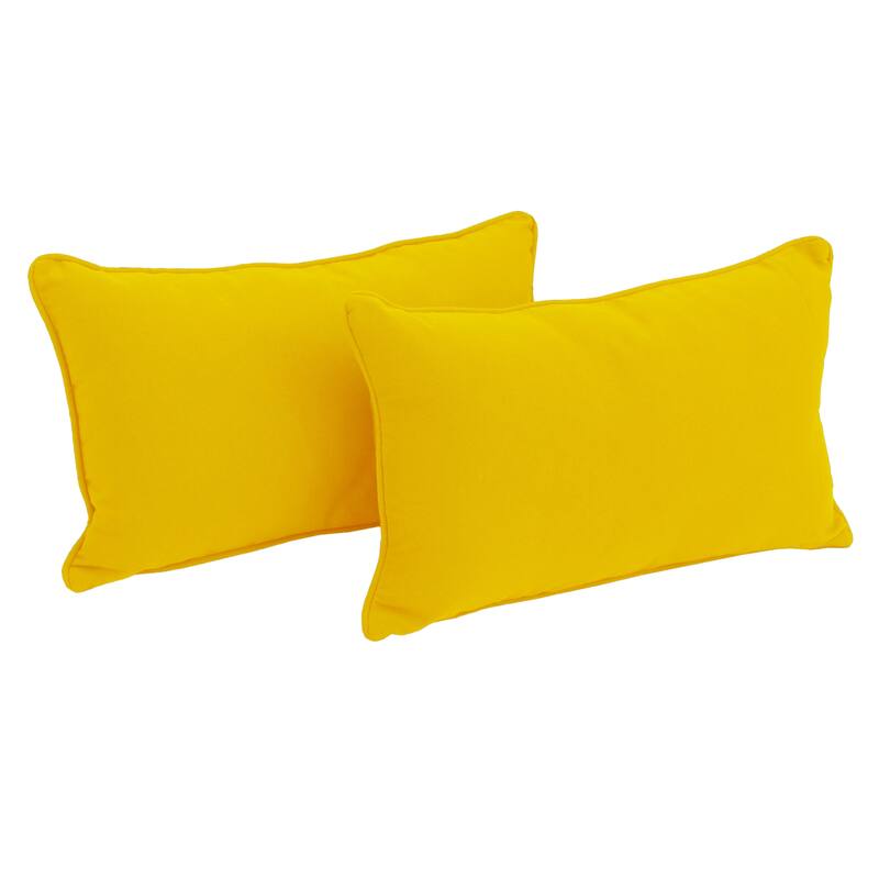 20-inch by 12-inch Lumbar Throw Pillows (Set of 2) - Sunset