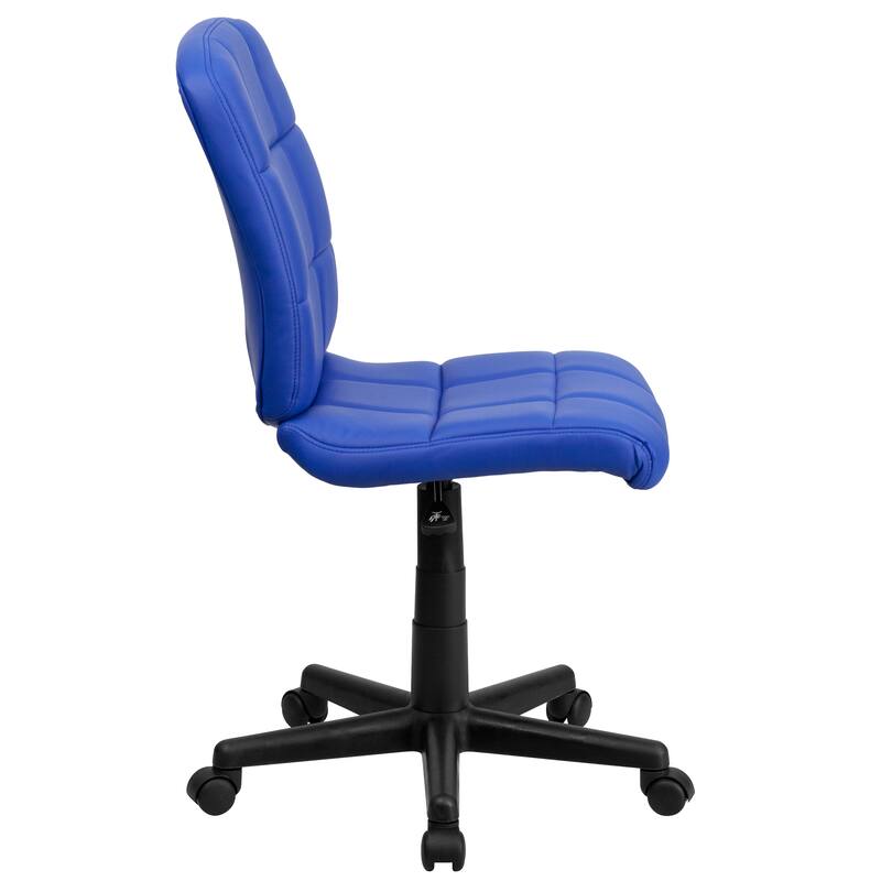 Mid-Back Quilted Vinyl Swivel Task Office Chair