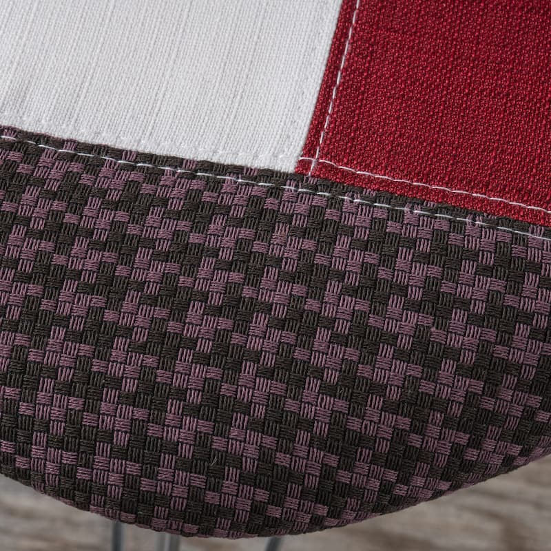 Wilmette Patchwork Fabric Chair by Christopher Knight Home (Set of 2)