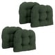 preview thumbnail 5 of 9, 19-inch U-Shaped Microsuede Chair Cushion (Set of 1, 2, or 4)