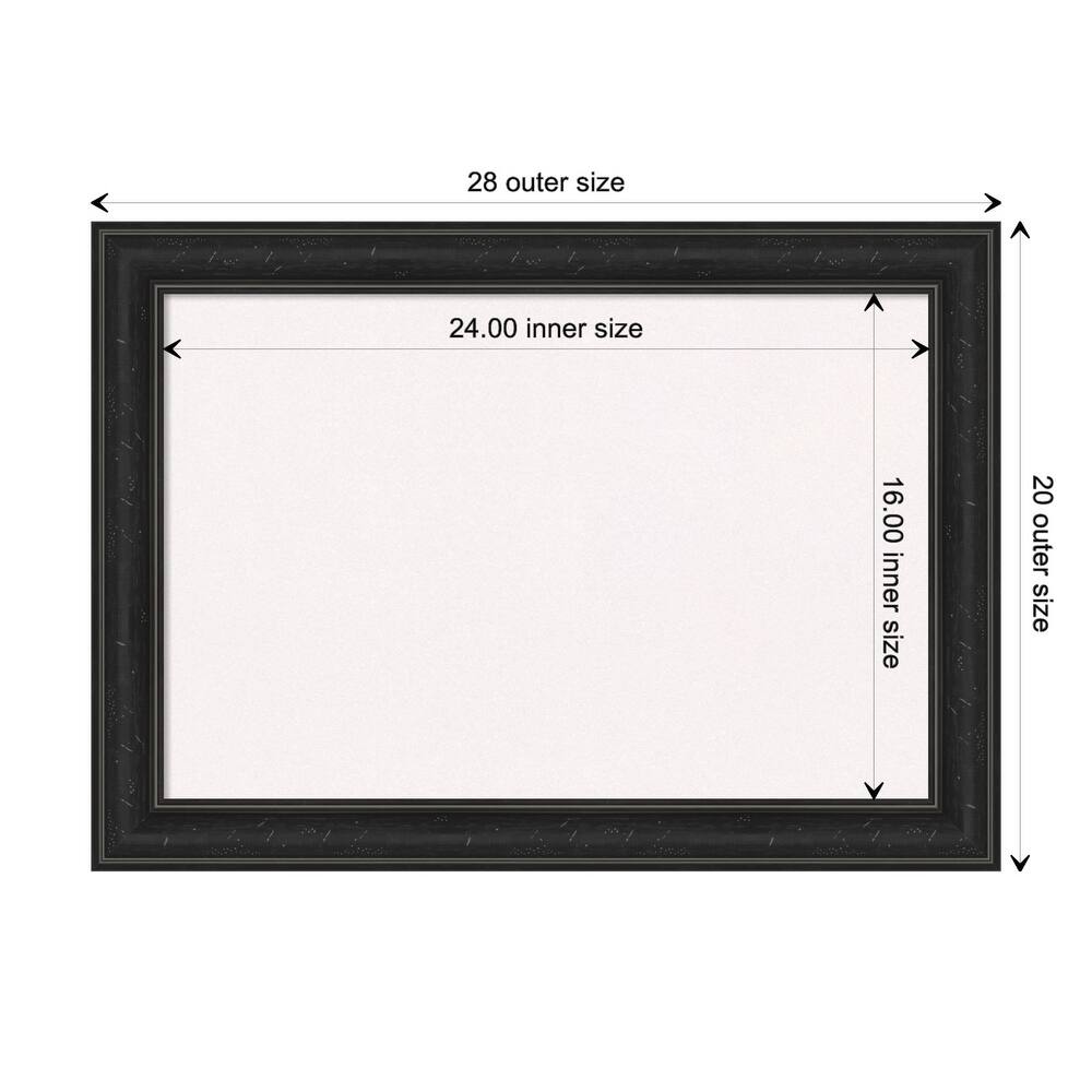 Shipwreck Narrow Framed White Corkboard Bulletin Board