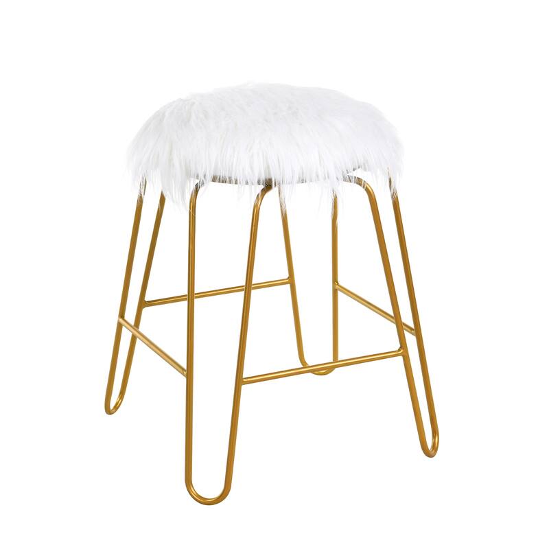 Carolina Living Morrissey 18" Vanity Stool - 18-inch