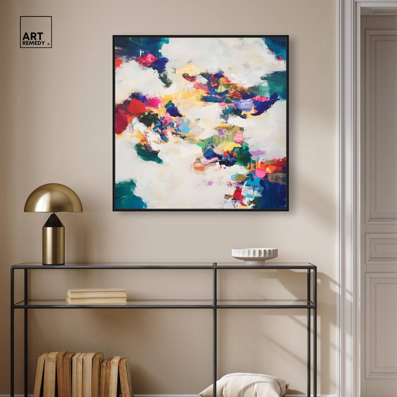 Spectrum Splash Canvas by Art Remedy