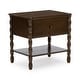 preview thumbnail 23 of 33, Max and Lily Jenny Lind Nightstand with 1 Drawer and Bottom Shelf
