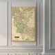 preview thumbnail 7 of 8, Thomson's Map of Germany -Premium Gallery Wrapped Canvas