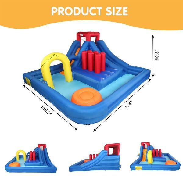 Inflatable Water Slide Bouncer with Water Cannon On Sale Bed Bath