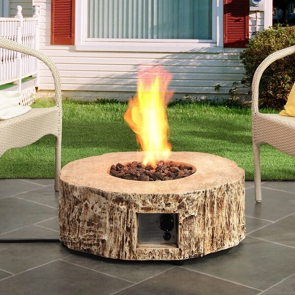 28" Portable Steel Fire Pit Mobile Spark Guard Screen Door Outdoor Fireplace 
