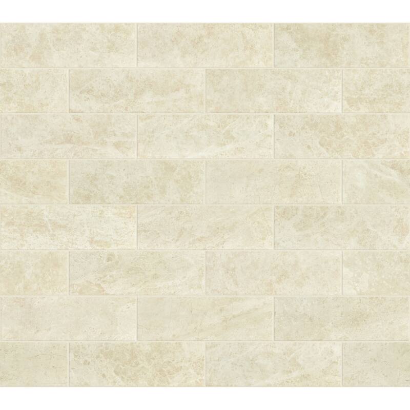 Shaw Casino - 4" x 12" Rectangle Floor Tile - Polished Visual - Sold - Allure Ivory