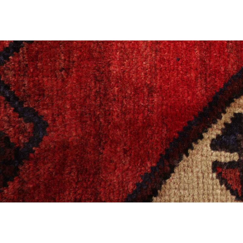 ECARPETGALLERY Hand-knotted Andelz Red Wool Rug - 3'1 x 6'2