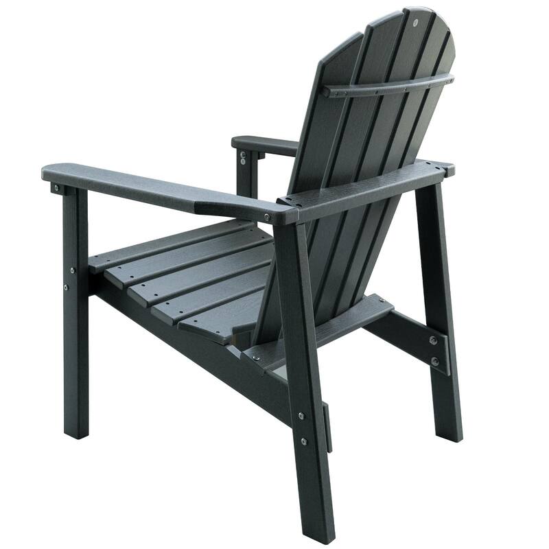 All Weather HDPE Stackable Adirondack Chair,Space-Saving Outdoor Patio Chair